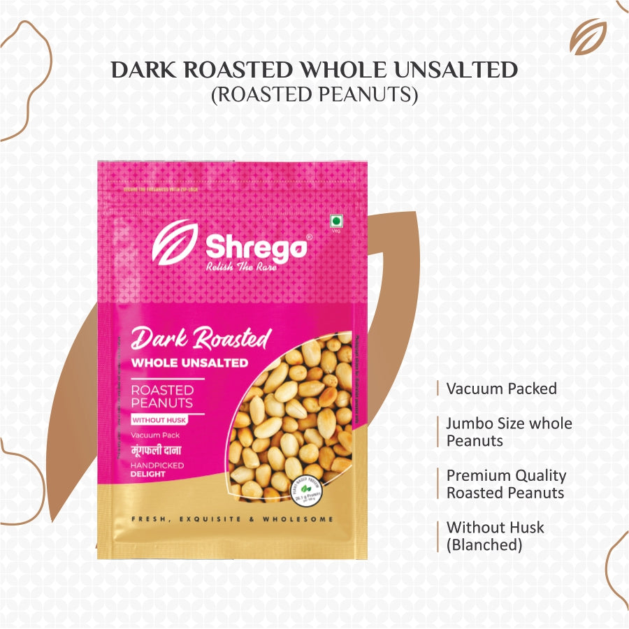 Dark Roasted Whole Peanut Unsalted