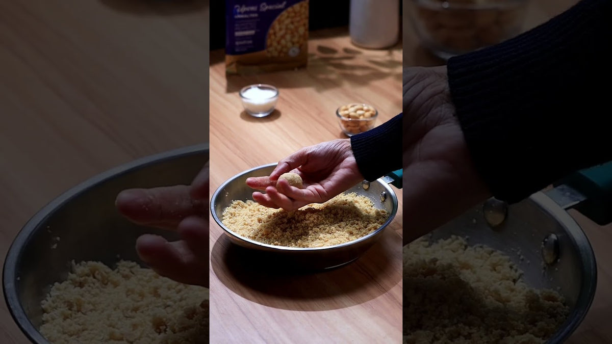 Healthy & Easy Upvas Peanut Laddu Recipe with Shrego Upvas Special Unsalted Roasted Peanuts
