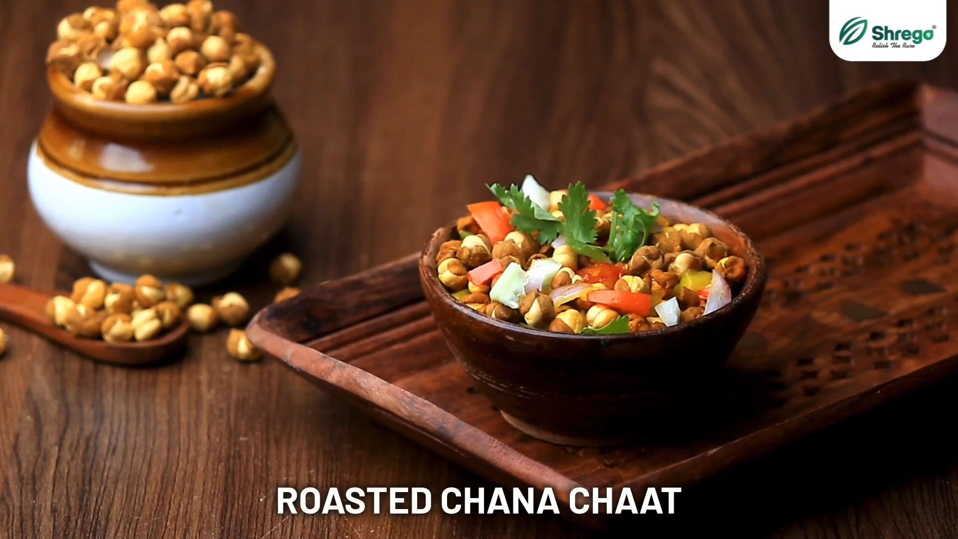 Healthy & Crunchy Chaat Recipe: Shrego Radhe Roasted Chana Chaat