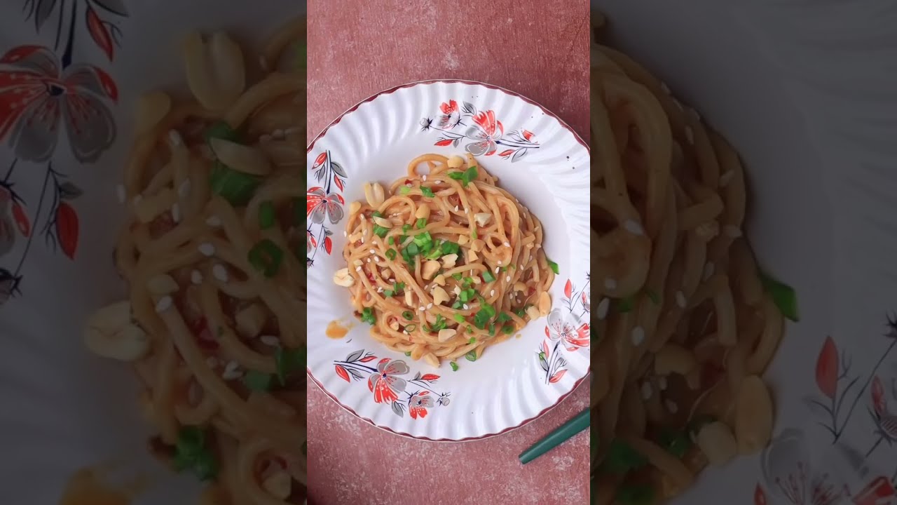 Creamy Peanut Noodles Recipe: Shrego Dark Roasted Whole Unsalted Roasted Peanuts