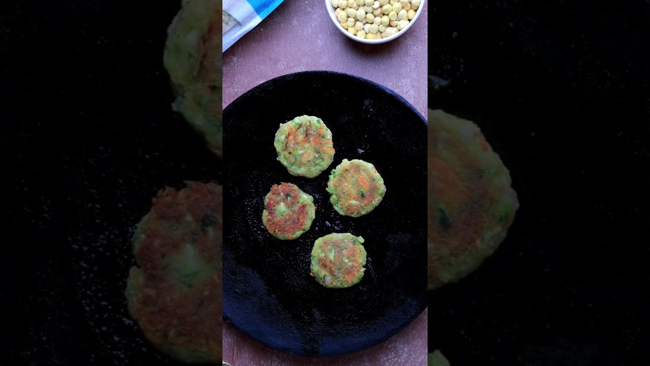 Crispy Veggie Tikki Bites Recipe | Shrego Roasted Chana – Healthy Crunchy Snack