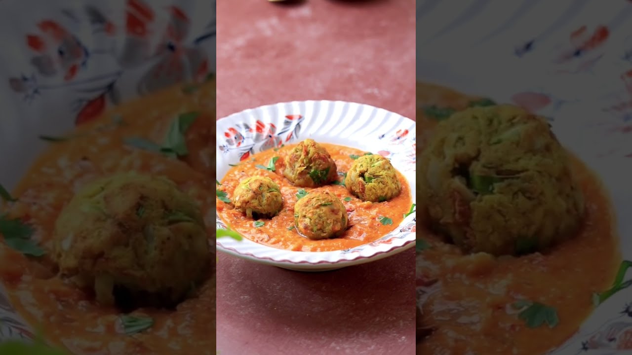 Protein-Packed Kofta Balls Recipe | Peanut Lentil Kofta in Creamy Curry