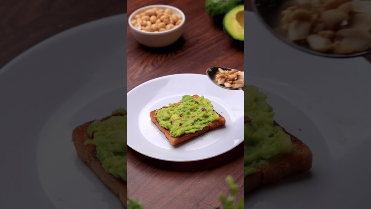 Avocado Peanut Toast Recipe: Shrego Dark Roasted Whole Unsalted Roasted Peanuts