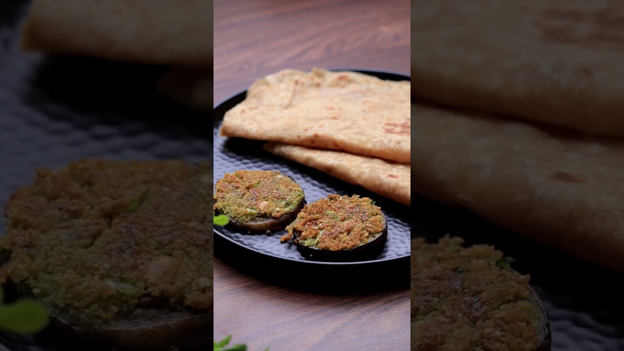 Spicy Stuffed Eggplant with Thecha Recipe: Shrego Dark Roasted Whole Unsalted Roasted Peanuts