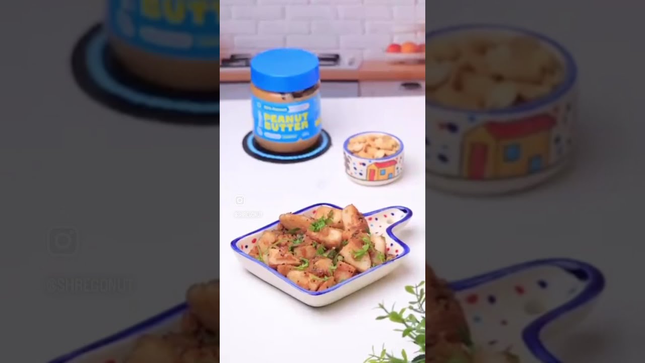 Peanut Butter Chili Idli Recipe: Shrego Dark Roast Peanut Butter (96% Peanuts, Creamy, Lightly Sweetened & Salted)