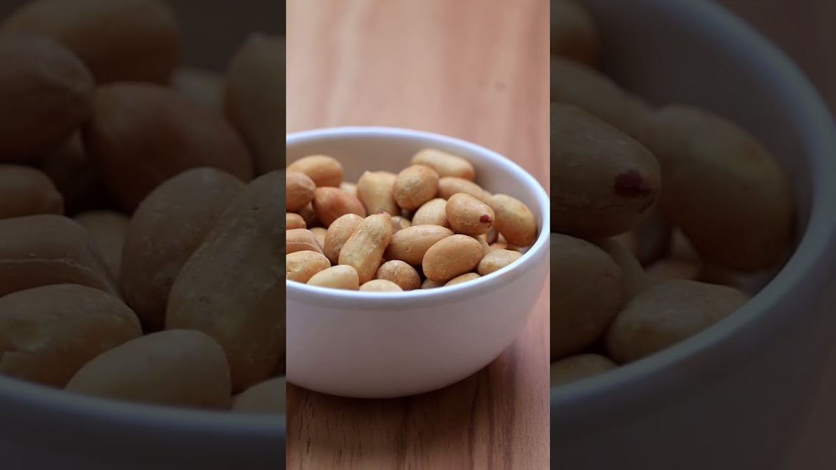Healthy & Crunchy Stuffed Cucumber Boats with Shrego Dark Roasted Whole Unsalted Peanuts