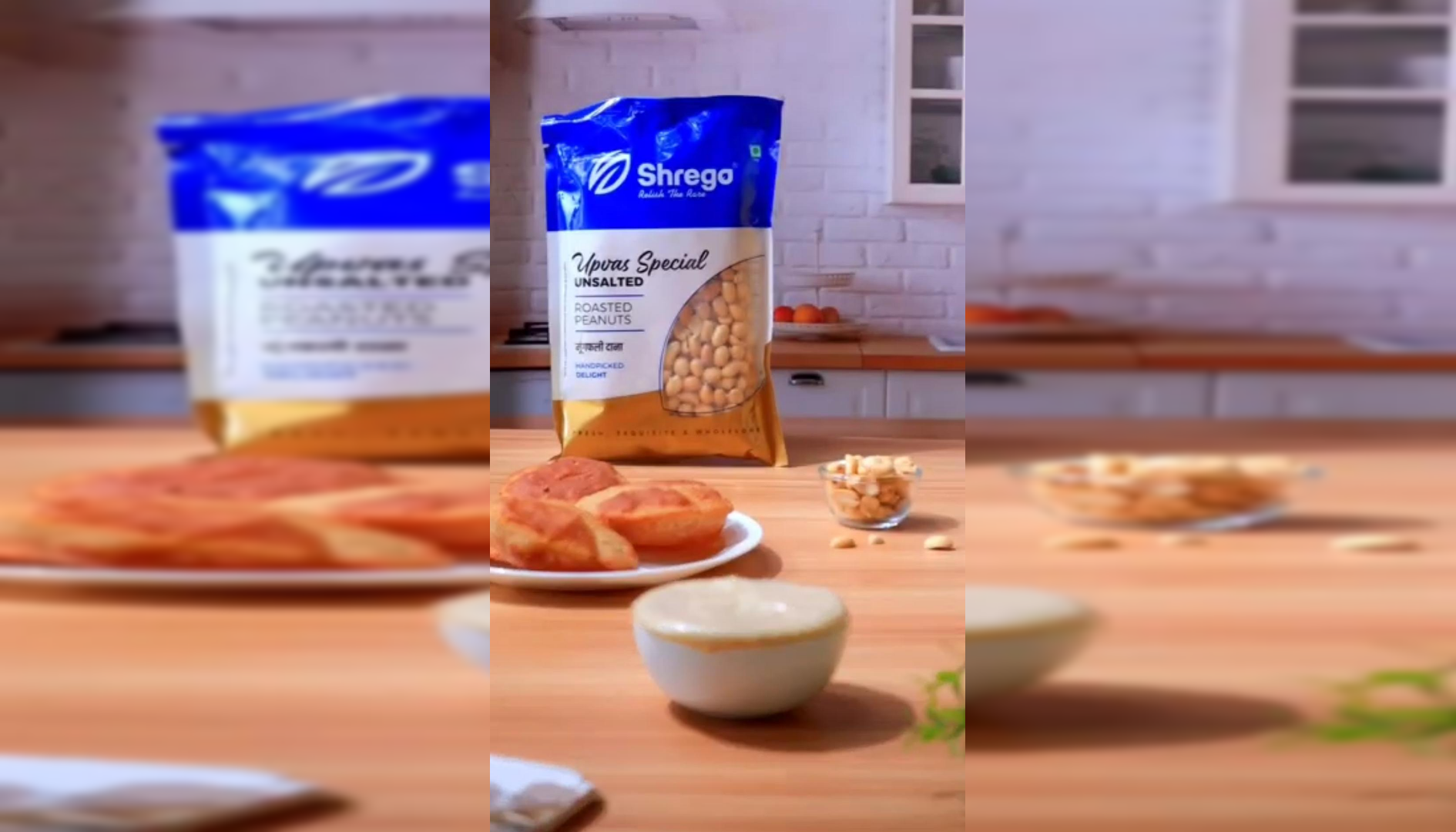 Upvas Peanut Cheese Sauce Recipe | Shrego Upvas Special Unsalted Roasted Peanuts – Creamy Vrat-Friendly Dip