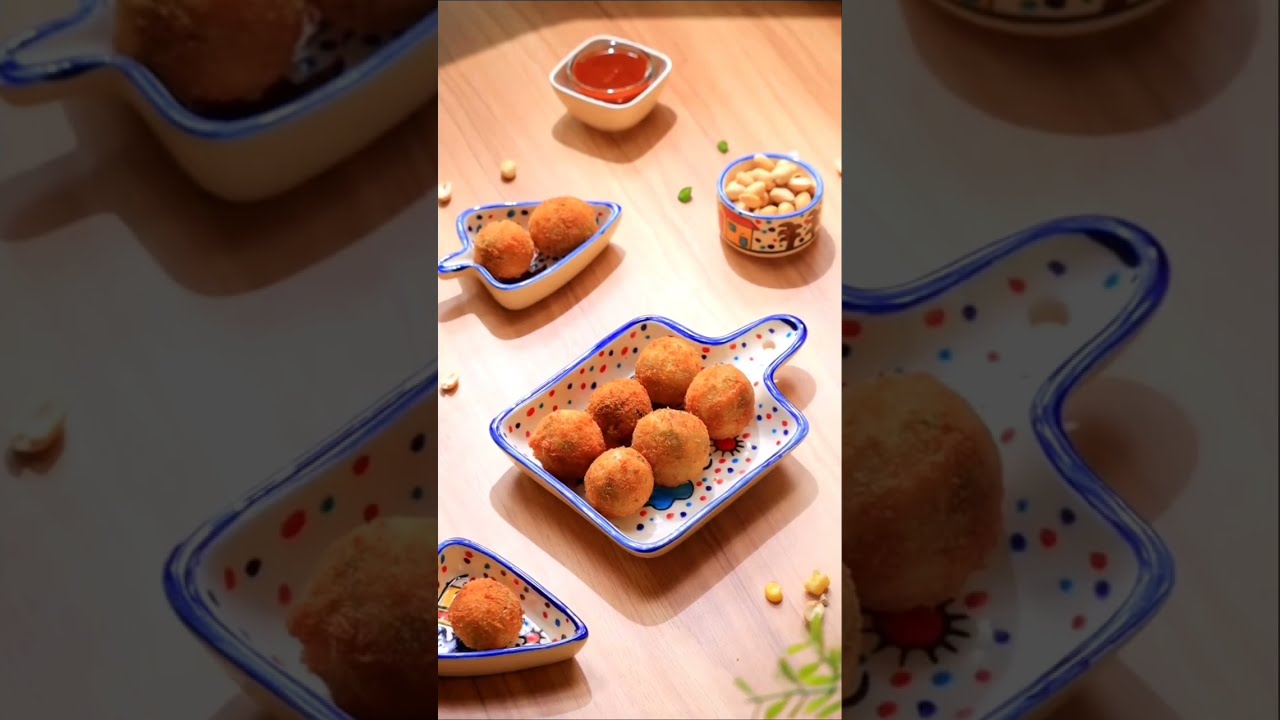 Sweet Potato Croquettes Recipe | Shrego Dark Roasted Whole Unsalted Peanuts – Crispy & Nutty Snack