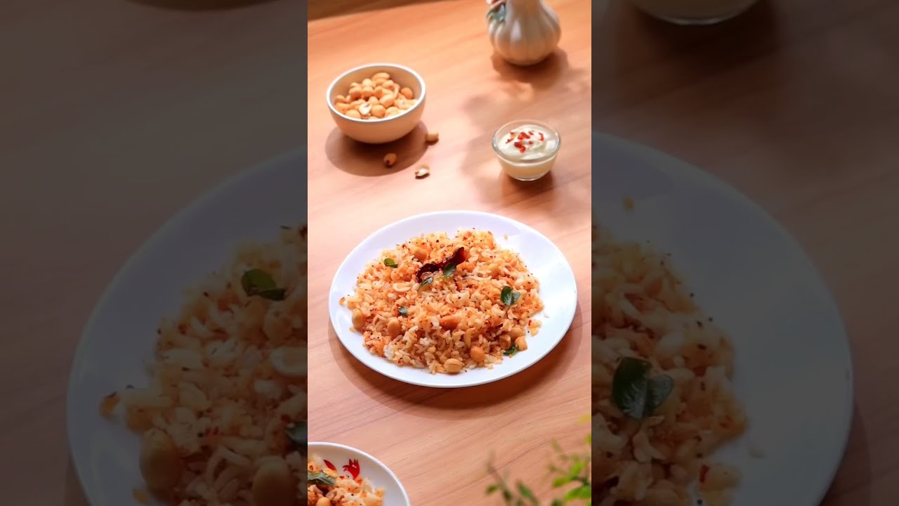 Peanut Masala Rice Recipe | Shrego Dark Roasted Whole Unsalted Peanuts – Spicy & Flavorful Rice Dish