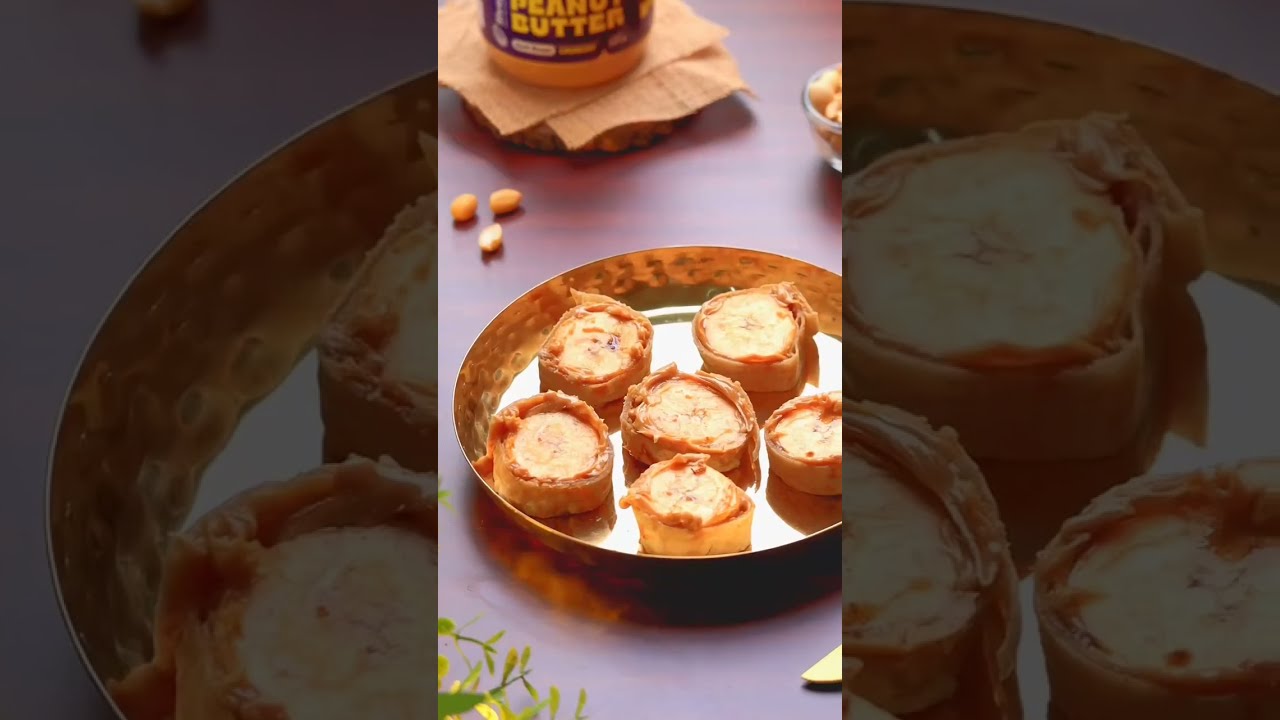 Peanut Butter Banana Roti Roll Recipe | Shrego Dark Roast Peanut Butter – Quick & Healthy Tiffin Snack