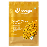 Haldi Roasted Whole Chana (Turmeric Chickpeas Without Husk)