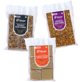 Peanut, Crunchy and Peanut Butter (Mava) Chikki  (Combo Pack)