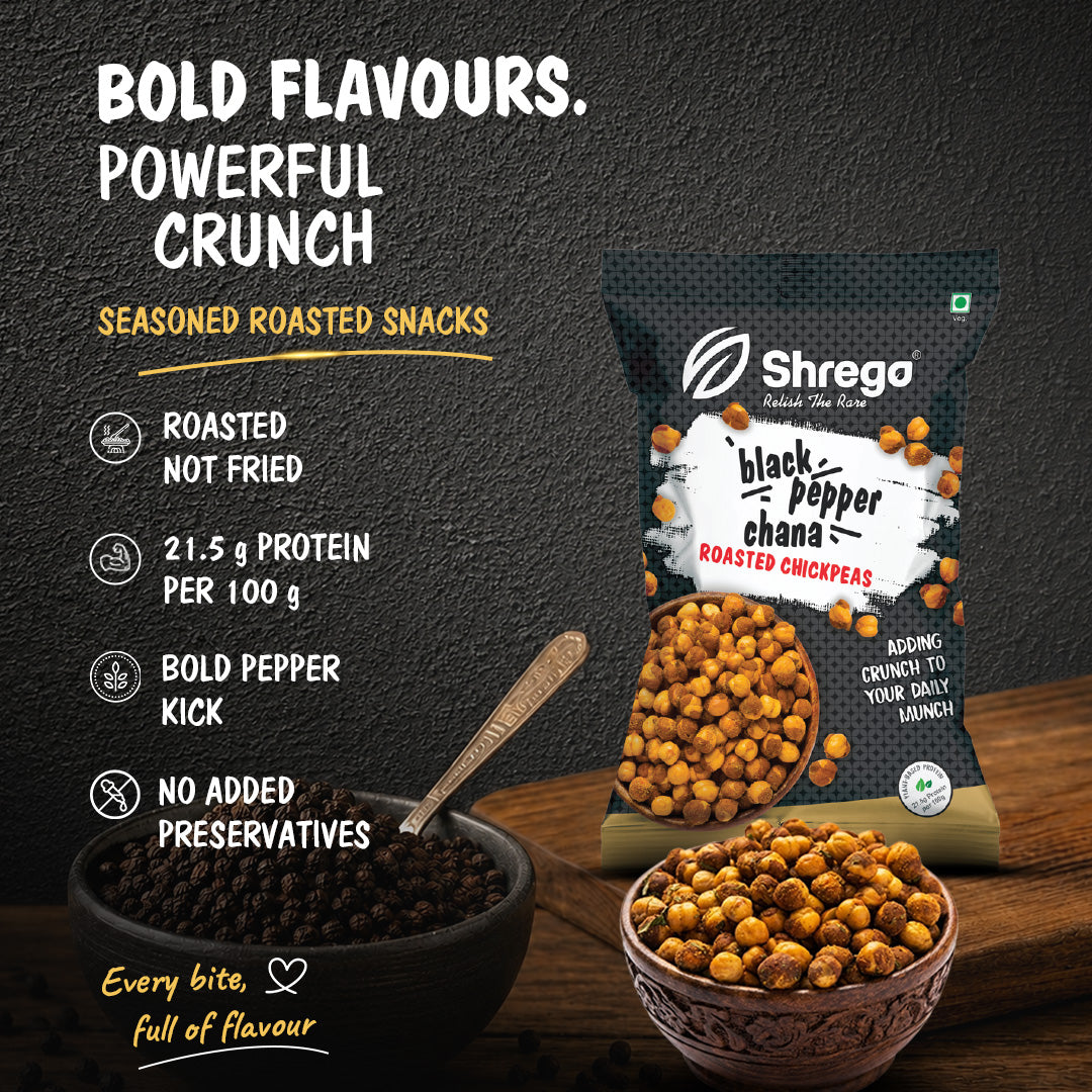 Black Pepper Roasted Chana