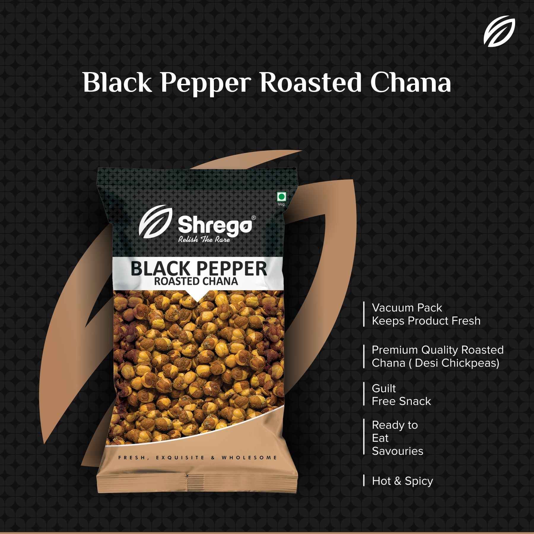 Black Pepper Roasted Chana