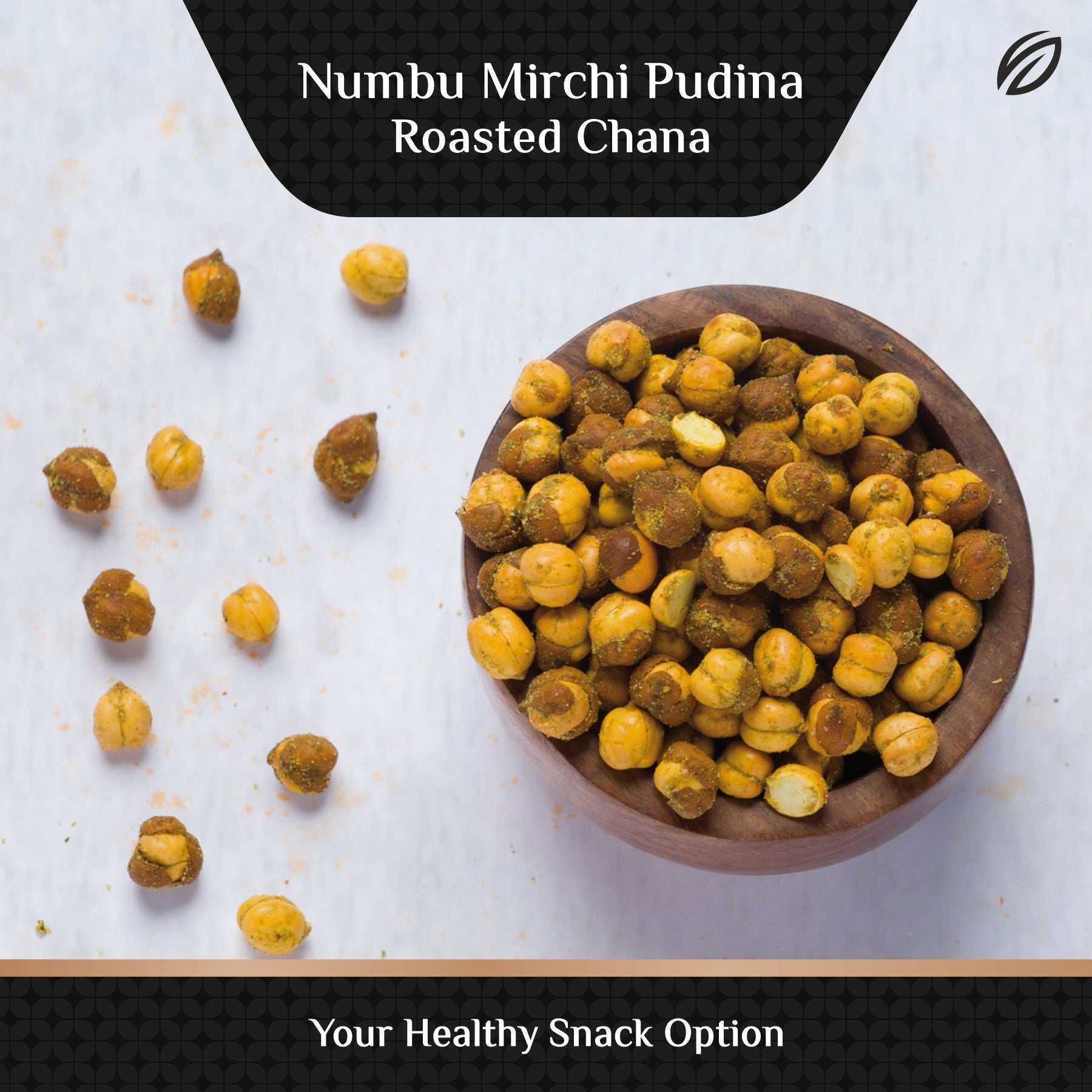 Nimbu Mirchi Pudina Roasted Chana