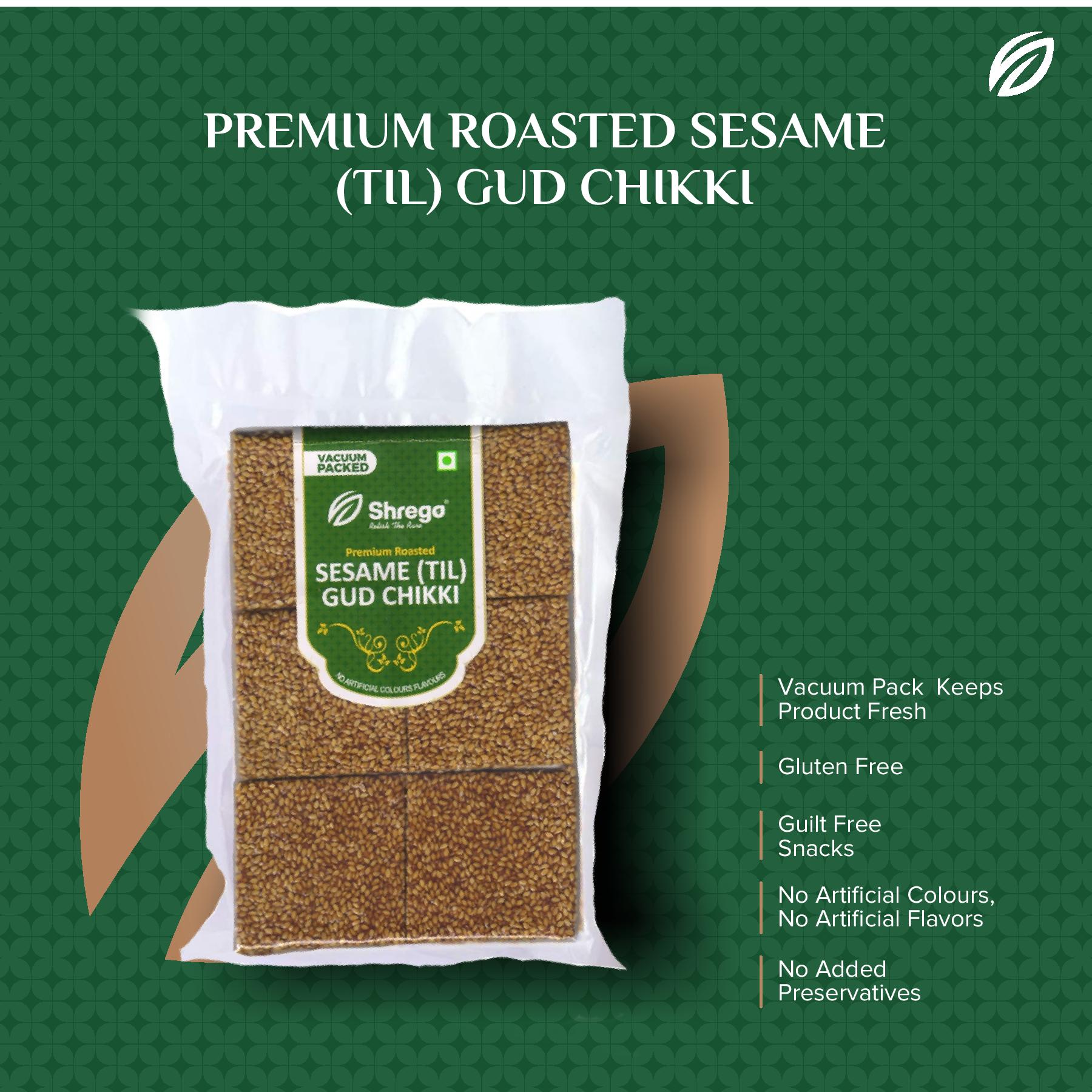 Roasted Sesame (Til) Gud Chikki