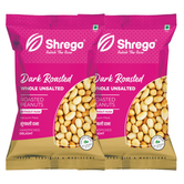 Dark Roasted Whole Peanut Unsalted|180 gm|Pack of 2