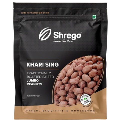 Peanut Plus Khari Sing Traditionally Roasted Salted Jumbo Peanuts