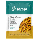Haldi Roasted Whole Chana (Turmeric Chickpeas Without Husk)