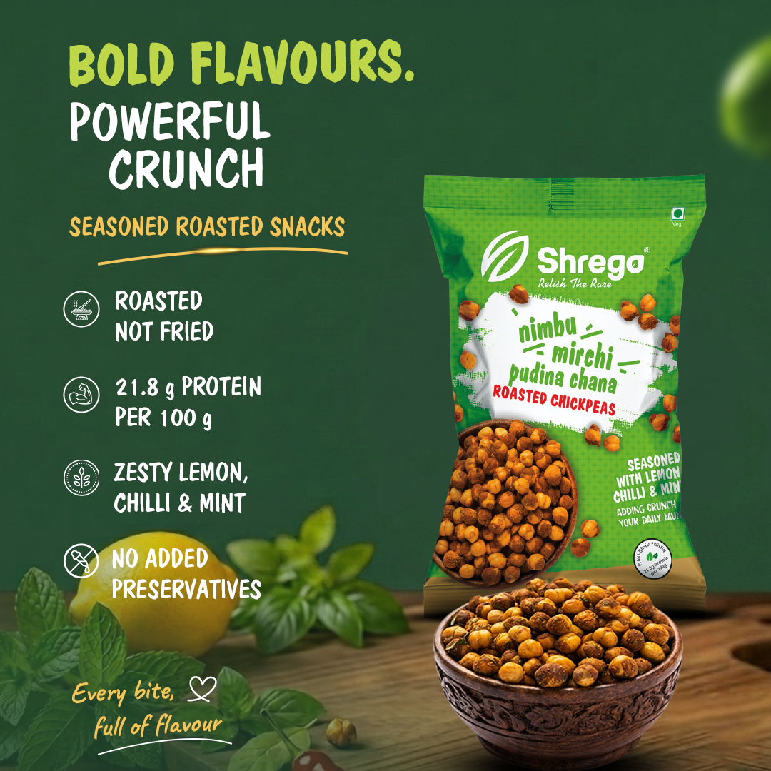 Nimbu Mirchi Pudina Roasted Chana