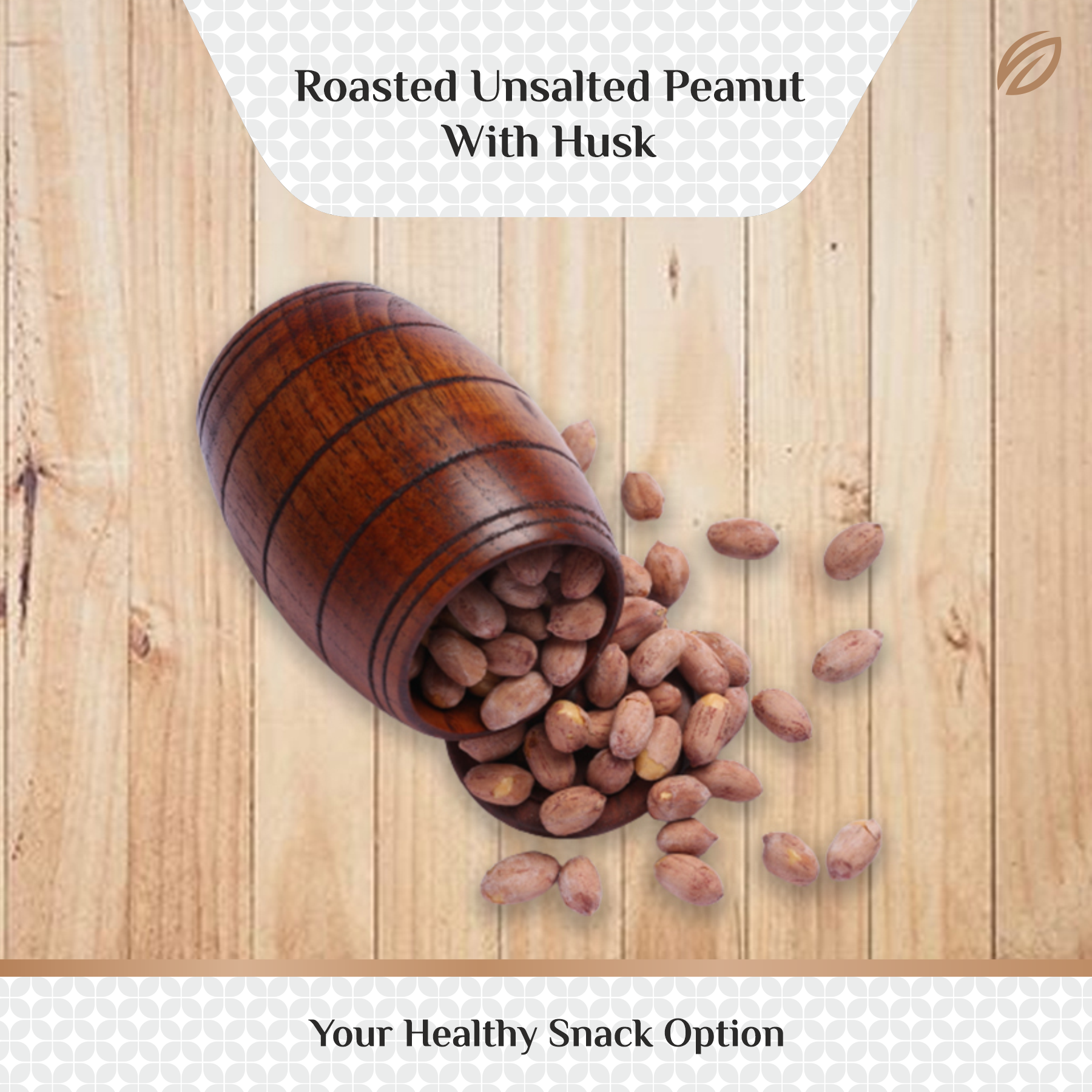 Mori Sing Roasted Unsalted Peanut With Husk