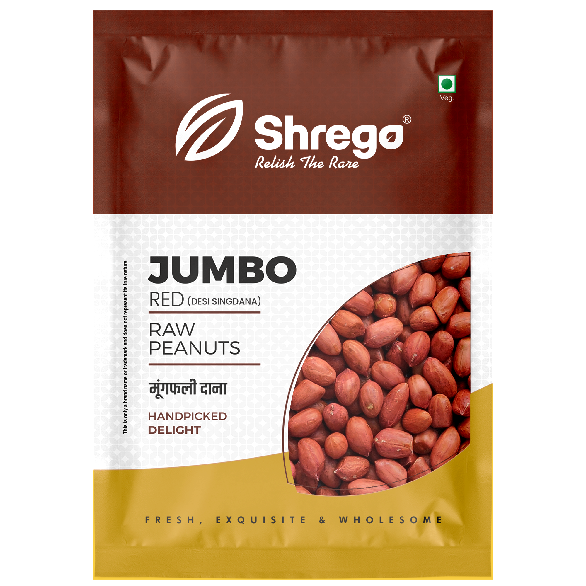 Jumbo Red Raw Peanut, (Desi Singdana)