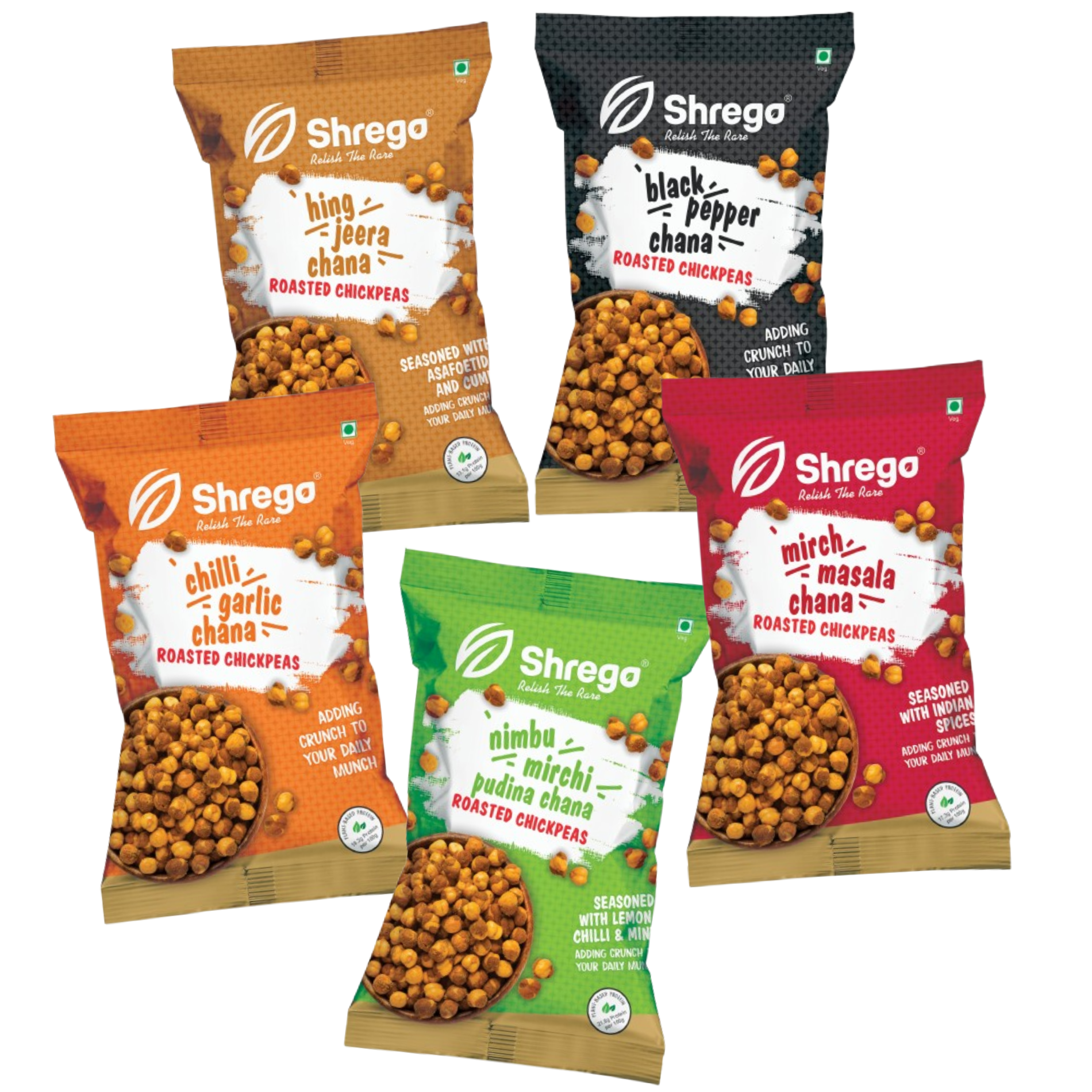 Flavour Roasted Chana Variety Combo Pack of 5