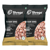 Peanut Plus Khari Sing Traditionally Roasted Salted Jumbo Peanuts|180 gm|Pack of 2